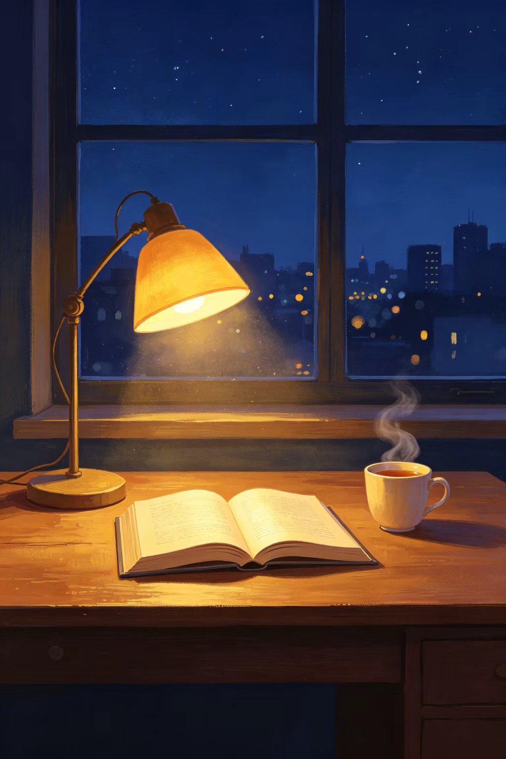 夜读封面插画